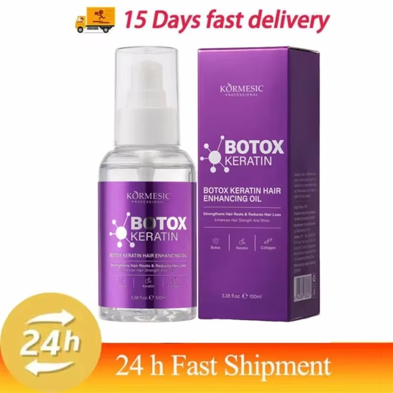 Magic Keratin Hair Enhancing Oil Fast Restore Hair Soft Smooth Shiny Deep Moisturizer Frizzy Dry Scalp Korean Hair Care Products