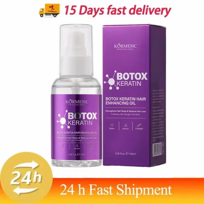 Magic Keratin Hair Enhancing Oil Fast Restore Hair Soft Smooth Shiny Deep Moisturizer Frizzy Dry Scalp Korean Hair Care Products