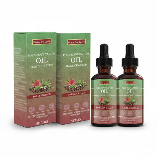 Poke Root Castor Oil for Skin & Hair - Natural Handcrafted Blend, Deep Moisture, Winter Nourishment, Chemical-Free Formula