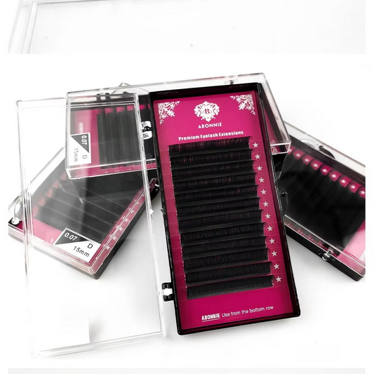 Abonnie Classic Eyelashes Extensions Individual Volume Lashes Fluffy Ultra Soft Eyelash Extensions