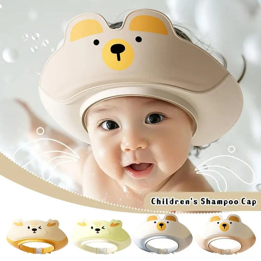 New Baby Bath Caps Toddle Shampoo Cup Crown Children Bathing Bailer Baby Shower Spoons Child Washing Hair Cup Kids Bath Tool