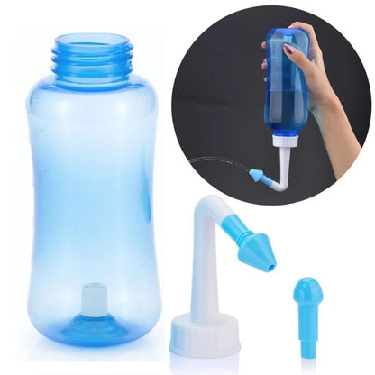 300ML Baby Nasal Irrigator Nasal Rinse Bottle Nose Wash Cleaner Nose Protector Avoid Allergic Rhinitis Adults Children Neti Po